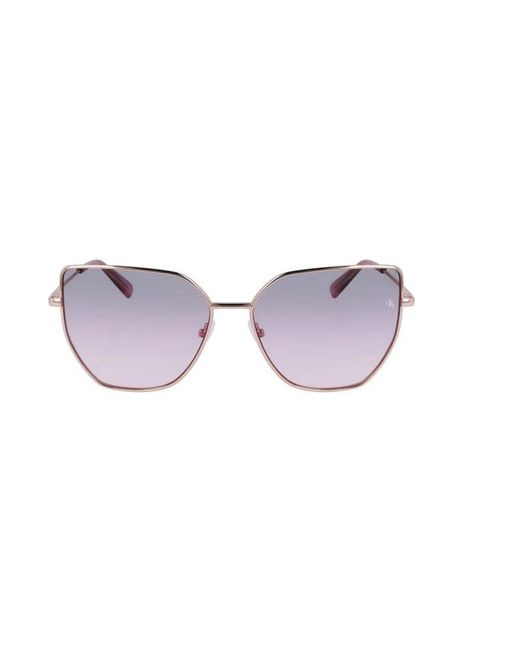 Calvin Klein Purple Sunglasses