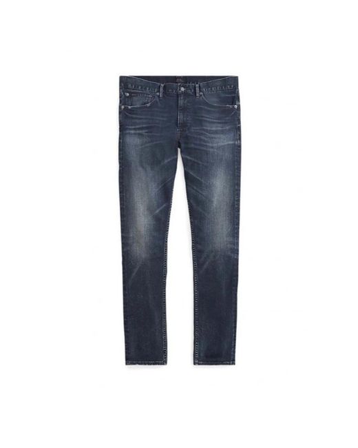 Polo Ralph Lauren Blue Slim Fit Jeans for men