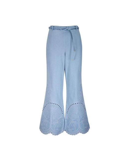 Zimmermann Blue Wide Trousers
