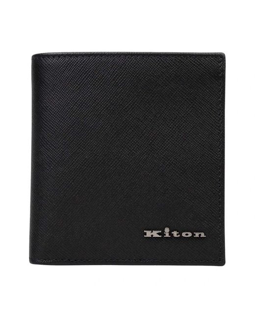 Kiton Black Wallets & Cardholders for men