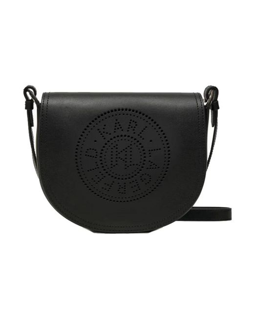 Karl Lagerfeld Black Cross Body Bags