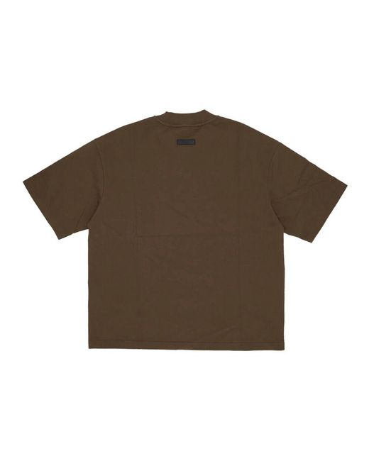 Acupuncture Khaki Herren Tee Mit 3D-Druck in Brown für Herren