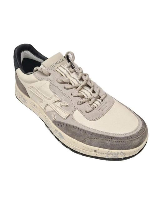 Premiata Ledersneaker in Natural für Herren