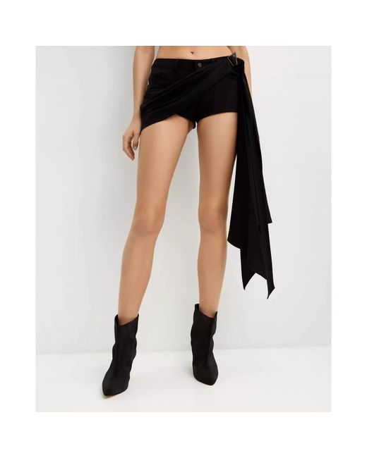 Mugler Blue Denim Shorts