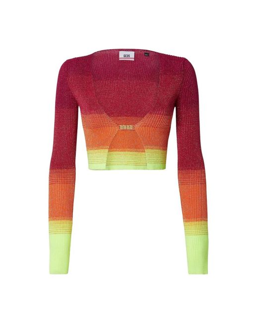 Cardigans Gcds de color Red