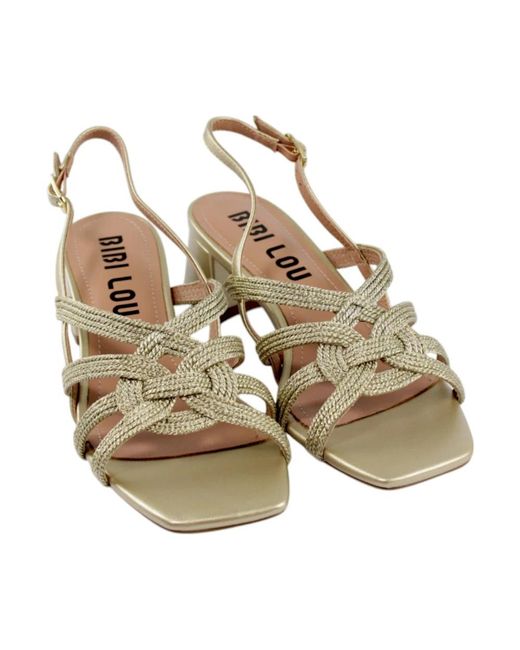 Bibi Lou Metallic High Heel Sandals