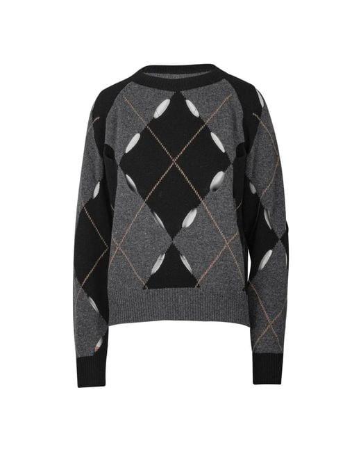 Round-Neck Knitwear di Jucca in Black
