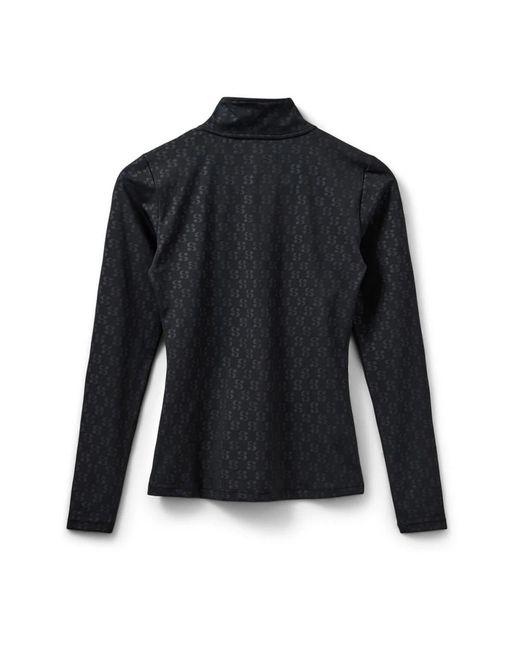 Sofie Schnoor Tops ,Zwart ,Long Sleeve Tops in het Black