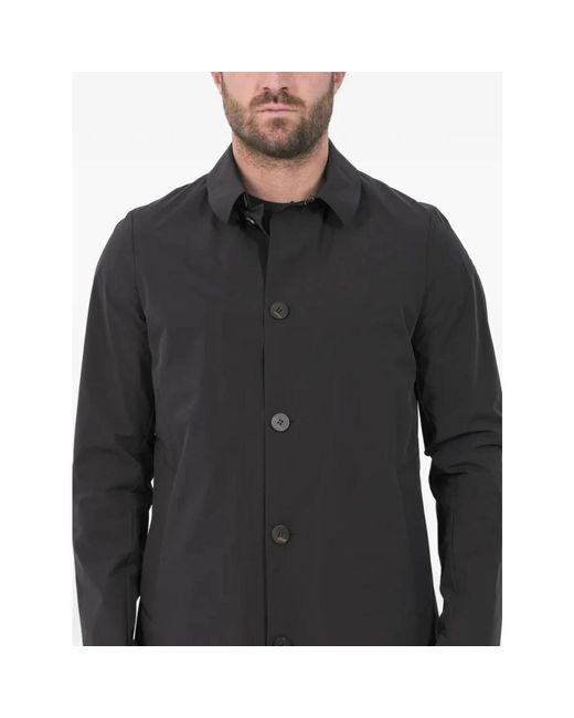 Single-Breasted Coats Rrd de hombre de color Black
