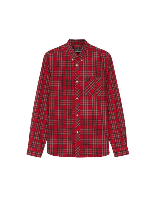 Casual Shirts Fred Perry de hombre de color Red