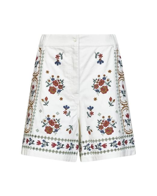 Weekend by Maxmara White Short Shorts