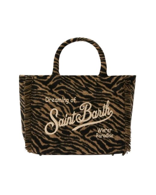 Mc2 Saint Barth Black Shopping Bags