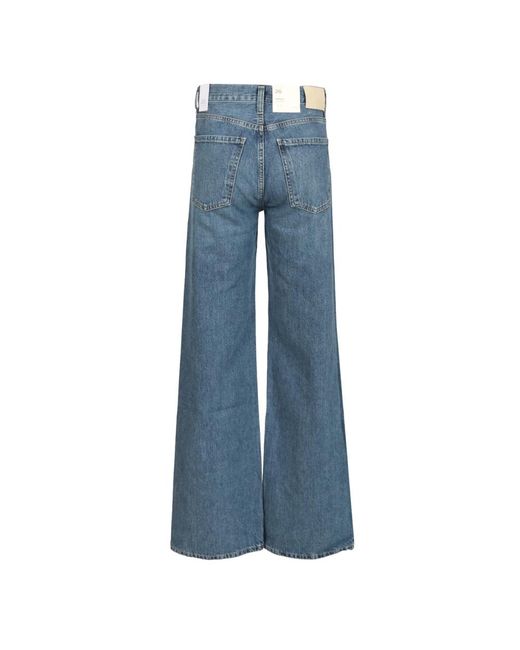 Citizens of Humanity Blue Wide Jeans