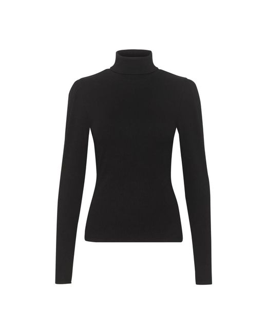 Turtlenecks Gestuz de color Black