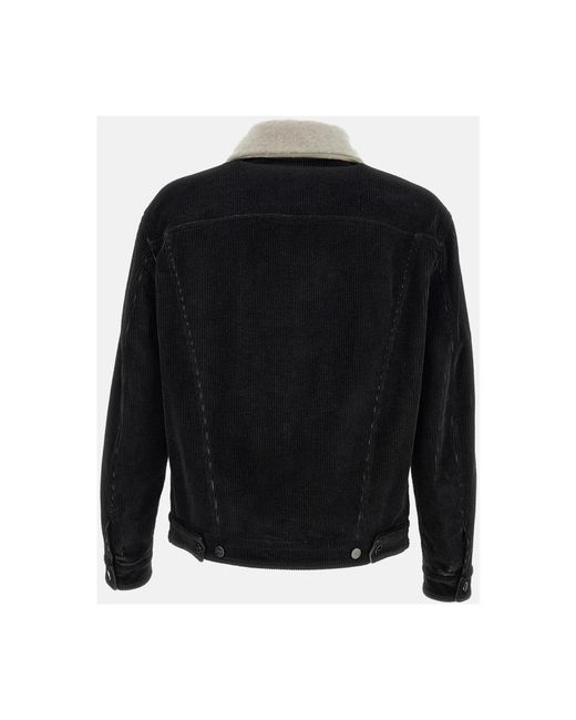 Fendi Black Faux Fur & Shearling Jackets for men