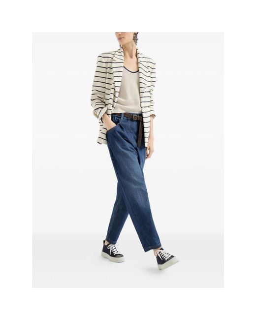 Brunello Cucinelli Blue Straight Jeans