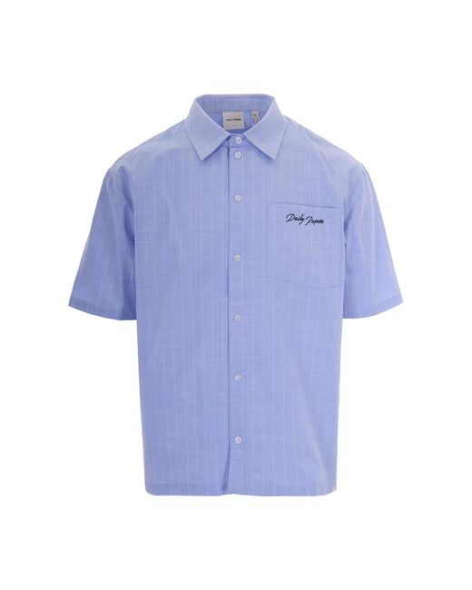 Daily Paper Blue Short Sleeve Shirts for men