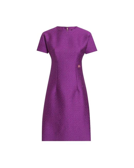 Dolce & Gabbana Purple Short Dresses