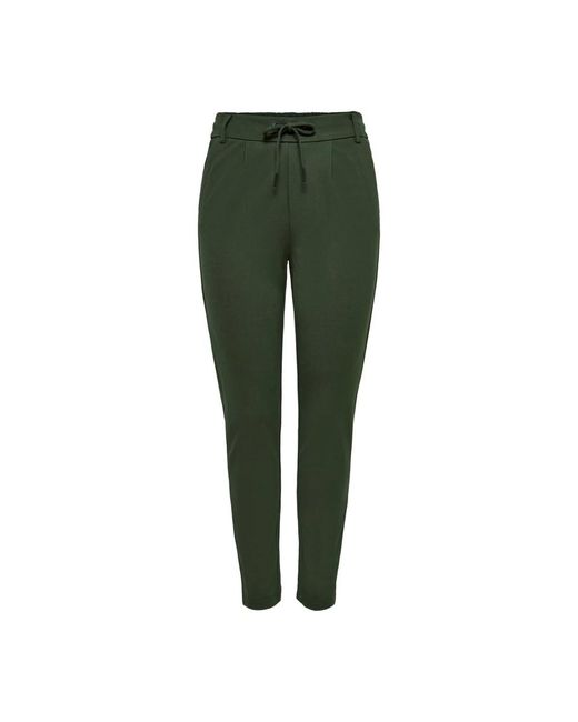 ONLY Green Slim-Fit Trousers