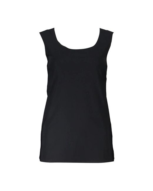 Patrizia Pepe Black Sleeveless Tops