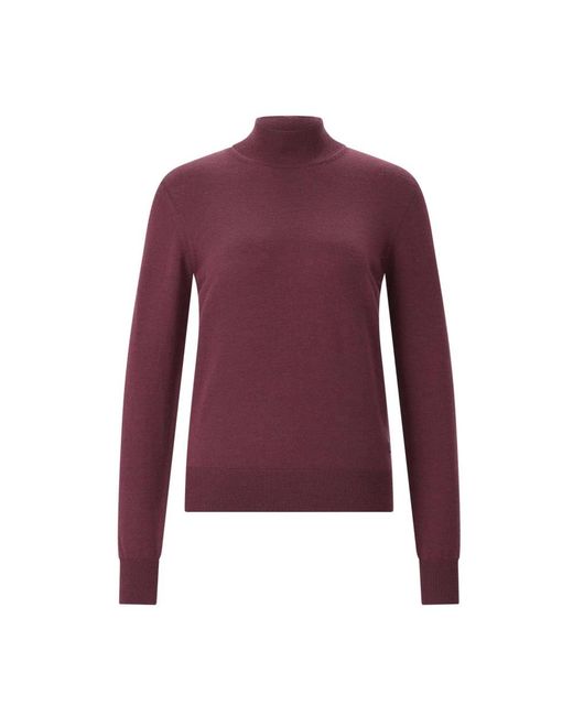 Etro Fijngebreide Coltruisweater in het Purple