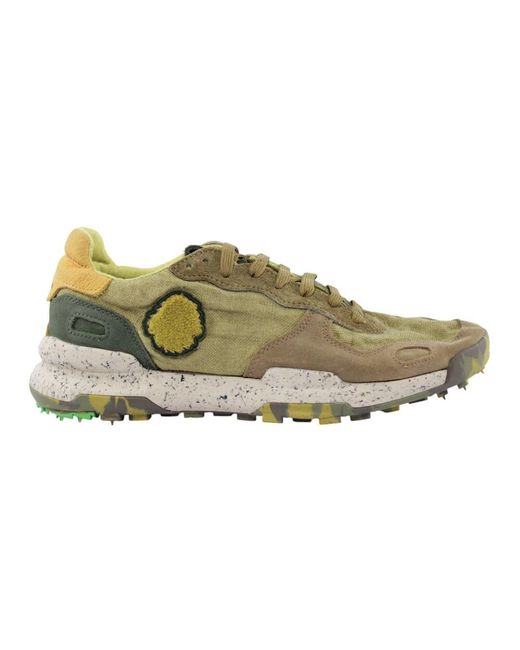 Satorisan Verwitterte Khaki Leinenschuhe in Green für Herren
