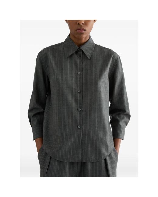 Jil Sander Wol T-Shirt in het Gray