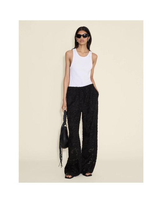 Holzweiler Wide Trousers in het Black
