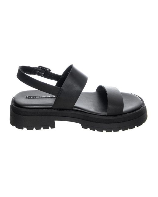 Flat Sandals di Windsor Smith in Black
