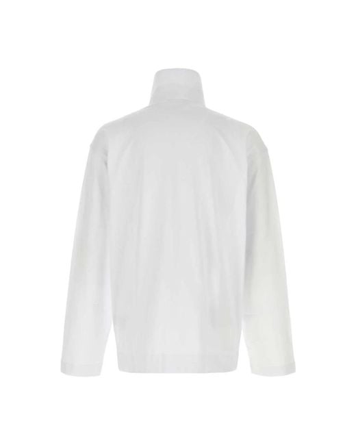 Dries Van Noten White Long Sleeve T-Shirts for men