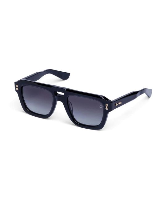 Akoni Accessoires ,Zwart ,Perseus Zonnebril in het Blue