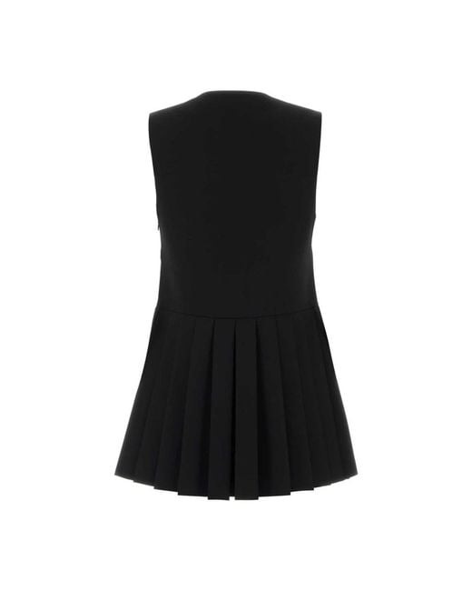 Jil Sander Black Blouses