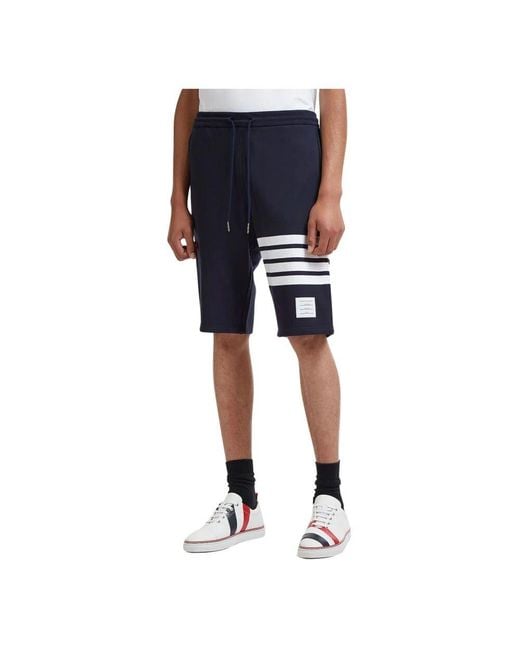 Thom Browne Blue Casual Shorts for men