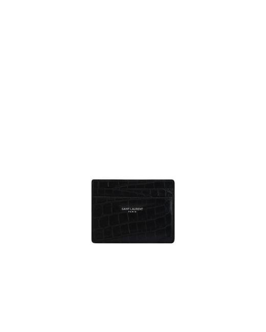 Saint Laurent Black Wallets & Cardholders for men