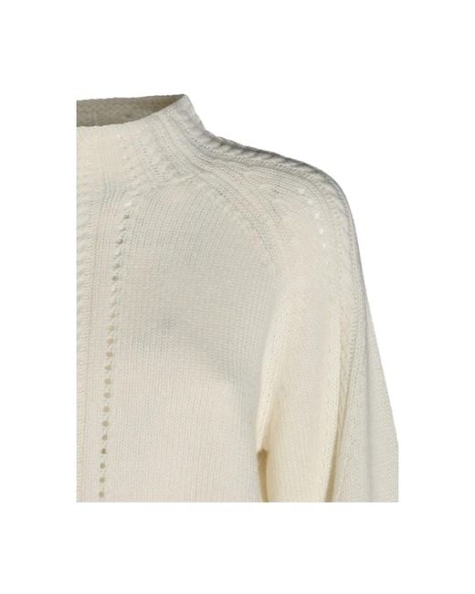 Twinset Natural Turtlenecks