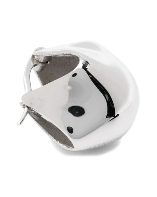 Khaite White Earrings