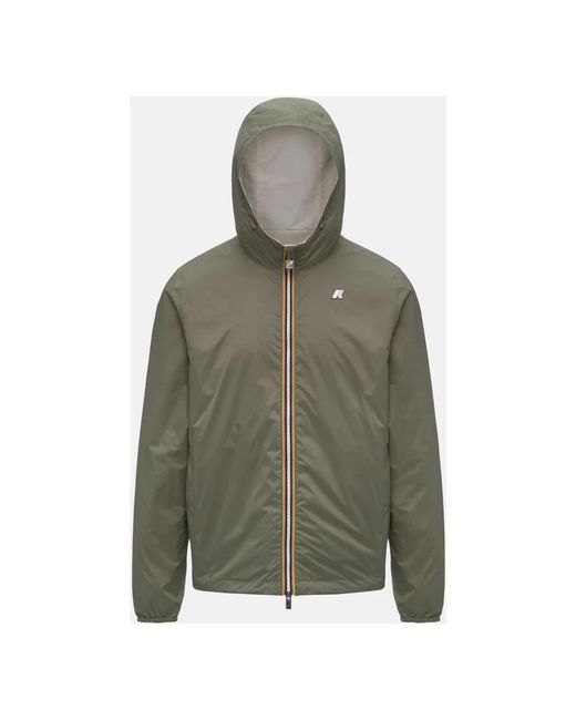 Rain Jackets K-Way de hombre de color Gray