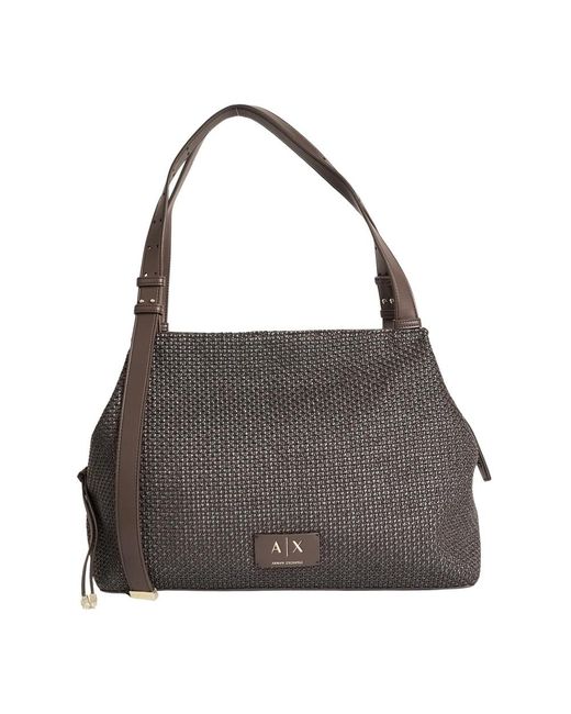 ARMANI EXCHANGE Gray Shoulder Bags