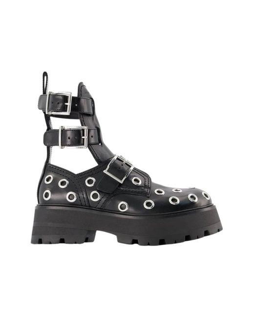 McQueen Black Ankle Boots