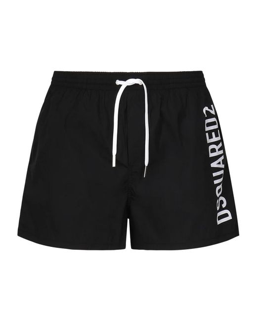DSquared² Black Beachwear for men