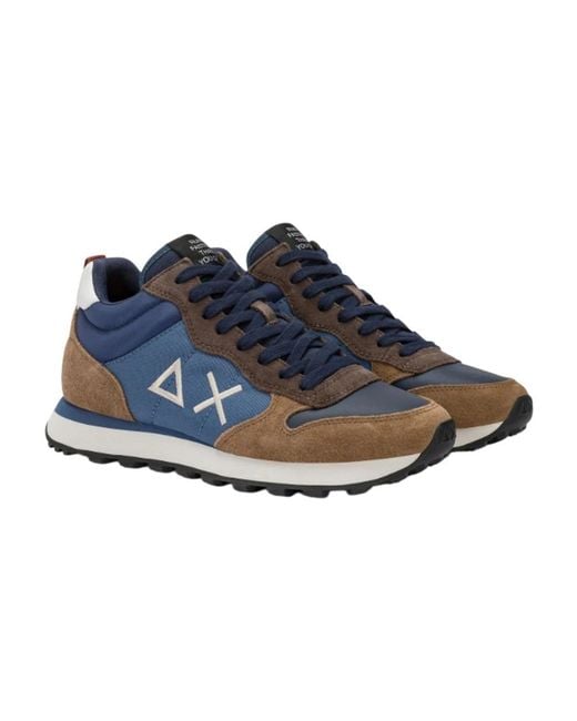 Sun 68 Blue Sneakers for men