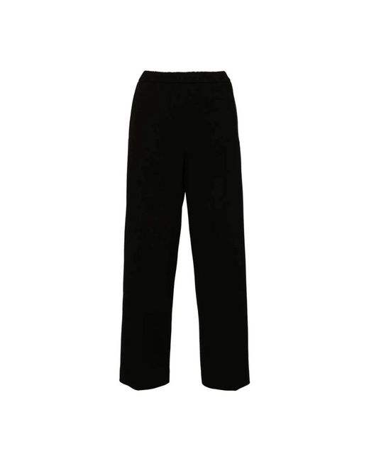 Fabiana Filippi Black Straight Trousers