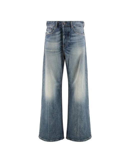 Wide Jeans DIESEL de color Blue