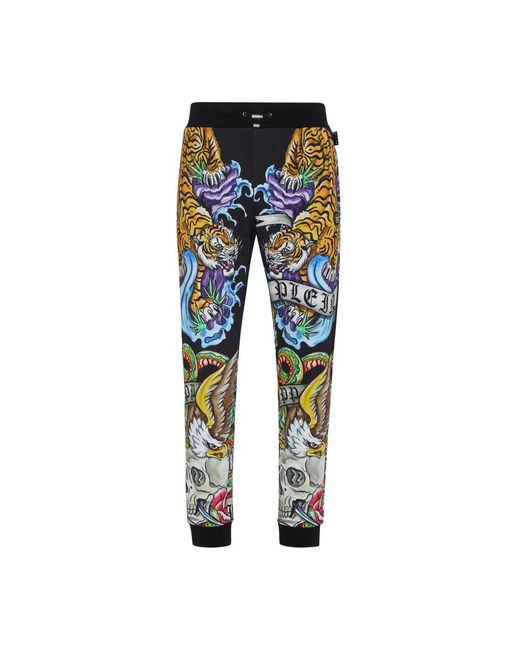 Philipp Plein Joggingbroek Tattoo in het Blue voor heren