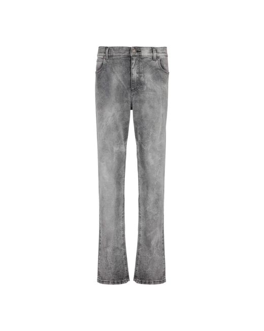 Balmain Jeans ,Grijs ,Denim Denim Regular-Fit Jeans in het Gray voor heren