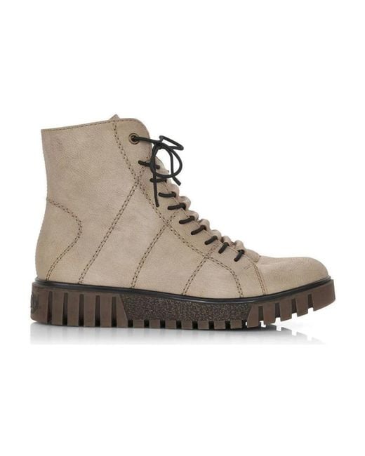 Lace-Up Boots Rieker de color Brown