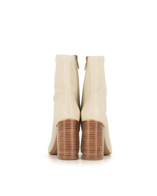 Chloé Natural Heeled Boots