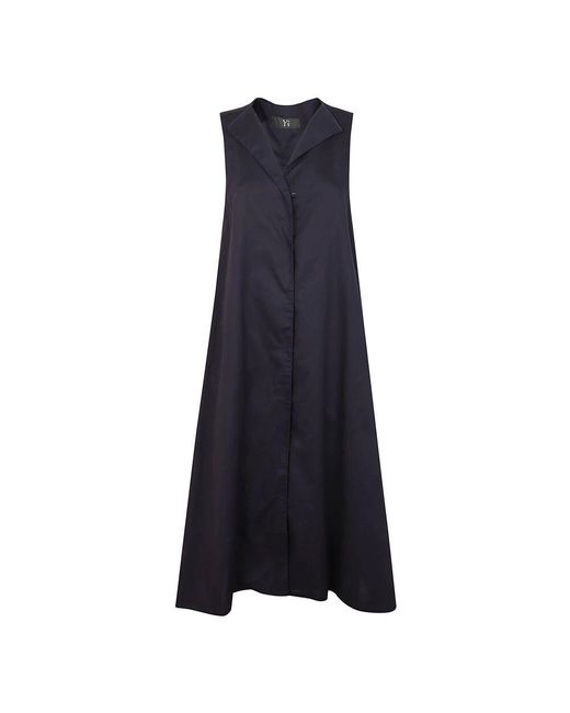 Yohji Yamamoto Blue Midi Dresses