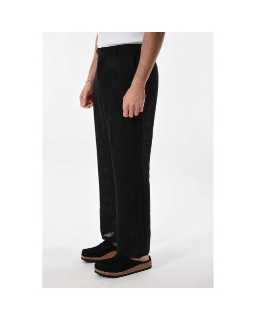 Trousers > straight trousers The Silted Company en coloris Black
