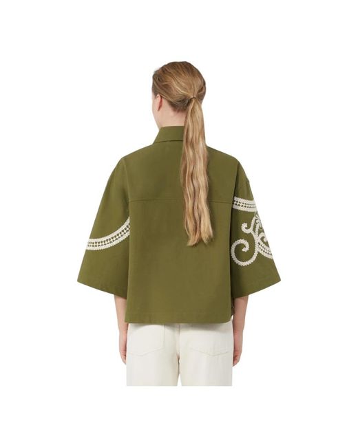 Weekend by Maxmara Green Shirts